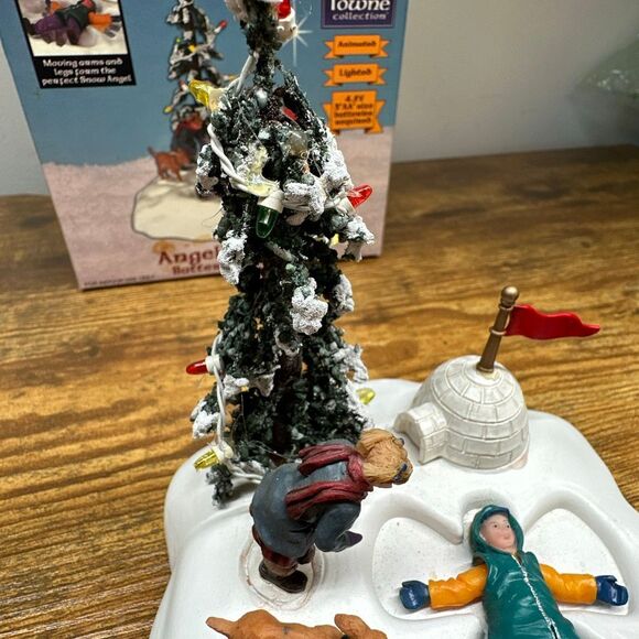 Lemax 2004 Angel’s Wings Lighted & Animated Accent Christmas Village Accent - Picture 5 of 13